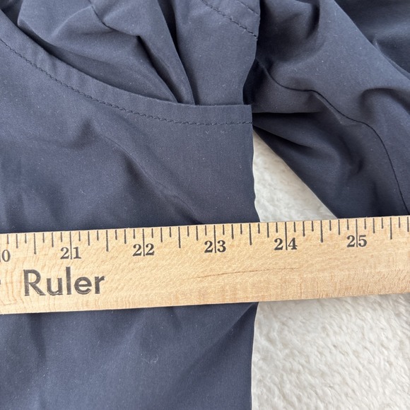 LL BEAN Mens Full-Zip Casual Jacket Large Navy Blue Hand Pockets Classic Preppy - Picture 6 of 13